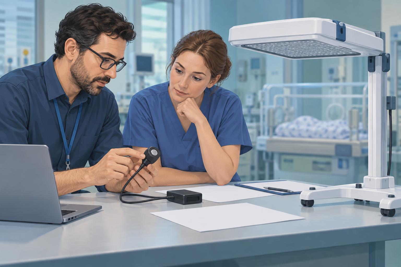 Illustration: review the measurement method and acceptance records with the equipment team.