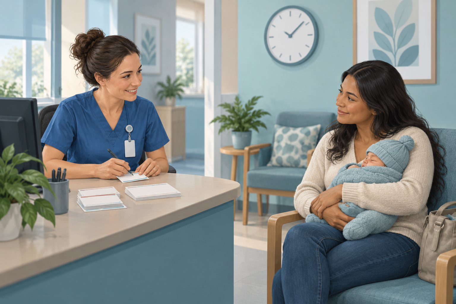 Illustration: include appointments and family communication in follow-up capacity planning.